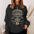 50Th Birthday Man Myth Legendintage 1975 Sweatshirt Geschenke für Sie