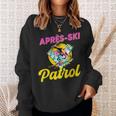 80S Retro Apres-Ski Patrol Wear 90S Skiing Sweatshirt Geschenke für Sie