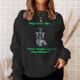 80s Sarcasm Robotics 5 Johnny Novelty Sweatshirt Gifts for Her