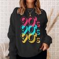 For 90S In Fan 90S Music Party Sweatshirt Geschenke für Sie