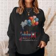 All Aboard 5Th Birthday Train Sweatshirt Geschenke für Sie