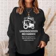 Agricultural Machinery Mechanic Tractor Farmer Sweatshirt Geschenke für Sie