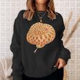 Albino Hognose Reptile Cute Hognose Snake Sweatshirt Gifts for Her
