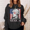 Alexander Hamilton 'Merica Patriot American Flag 4th Of July Sweatshirt Gifts for Her