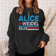 Alice Weidel Fan Item German Chancellor 2025 Alice Weidel Blue Sweatshirt Geschenke für Sie