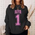 Aliya Supporter Number 1 Biggest Fan Sweatshirt Geschenke für Sie