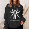 Alleskönner Craftsman Husband Father Tool Sweatshirt Geschenke für Sie