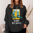 Alman With Sandals For Friends & Colleagues Sweatshirt Geschenke für Sie