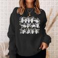 American Sign Language Flower ASL Faith Hope Love Sweatshirt Gifts for Her