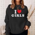 Amo A Las Niñas Lesbianas Orgullo Ella Y Ella Para Parejas & Amigos Camisa de entrenamiento Regalos para ella