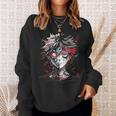 Anime Manga Motif Red Eyes Illustration Anime Sweatshirt Geschenke für Sie