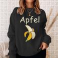 Apfel Banane Scherz Unsinn Sweatshirt Geschenke für Sie