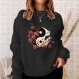 Arbre Sakura Style Yin Yang En Esthétique Sakura Ying Yang Sweater e Cadeaux pour elle