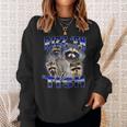 Autistic Raccoon Rizz Sweatshirt - Fun Meme Fashion Gifts for Her