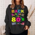 Back To 80'S 1980S Vintage Retro Eighties Costume Party Sweatshirt Gifts for Her