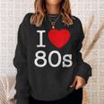 Back To 80'S Intage Retro I Love 80'S Graphic Camisa de entrenamiento Regalos para ella