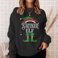 Bearded Elf Outfit Christmas Family Elf Sweatshirt Geschenke für Sie