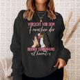 Bernese Mountain Dog Orsichtor Dem Frauchen Sweatshirt Geschenke für Sie