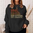 Birthday intage 1961 Man Myth Legend Sweatshirt Geschenke für Sie