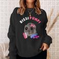 Bissi Pumpi Sad Hamster Cute Hamstie Memes Hamster Sweatshirt Geschenke für Sie