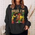 I Am Black History Dabbing Afro Boy Black History Month Sweatshirt Gifts for Her