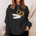 Boarisch Bavarian Sausage Bavarian Pretzel Sweatshirt Geschenke für Sie