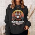 Bober Kurwa Meme Poland Beaver Costume Yes Pierdole Bóbr Sweatshirt Geschenke für Sie