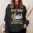 Campen Echte Kerle Fahren Wohnmobil Camping Sweatshirt Geschenke für Sie