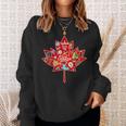 Canada Maple Travel Canadian Elements Sweatshirt Geschenke für Sie