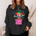 Carnival Clown Party Circus Costume Confetti Sweatshirt Geschenke für Sie