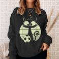 Cat Footballer Cats Cute Cat Sweatshirt Geschenke für Sie