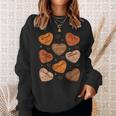 Celebrating Black History Month Black Educated Leader Hearts Sweatshirt Gifts for Her