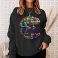 Chameleon Animal Graphic Illustration Chameleon Sweatshirt Geschenke für Sie