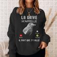 Chasser La Grive Humour Cadeau Chasseur De Grive Gibier Sweater e Cadeaux pour elle