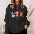 Christmas Merry Christmas Ugly X-Mas Santa Claus Children's Sweatshirt Geschenke für Sie