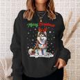 Christmas Outfit Christmas Jumper Husky Dog Christmas Sweatshirt Geschenke für Sie