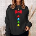 Clown Costume With Bow Tie For Carnival Fancy Dress Clown Costume Sweatshirt Geschenke für Sie