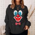 Clown Face Costume For Carnival Fancy Dress Clown Costume Sweatshirt Geschenke für Sie