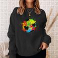 Colourful Football Ball Sweatshirt Geschenke für Sie