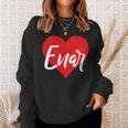 Con Nombre I Love Enar I Heart Named Camisa de entrenamiento Regalos para ella