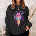 Cool Ice Cream With Sunglasses I Ice Cream Sweatshirt Geschenke für Sie