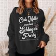Coole Muttis Machen Schlagerparty Outfit Sexy Schlager Party Sweatshirt Geschenke für Sie