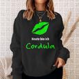 Cordula Green Fancy Dress Costume Carnival Oktoberfest Apres Ski Party Sweatshirt Geschenke für Sie