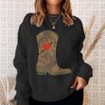 Cowboy Boots With Heart Sweatshirt Geschenke für Sie