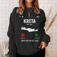 Crete Call An Greece Island Holiday Travel S Sweatshirt Geschenke für Sie