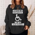 With Cross Band And Cross Band Crack Football Ski Injury Sweatshirt Geschenke für Sie