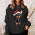 Cute Miniature Pinscher Dog Christmas Merry Xmas Graphic Sweatshirt Geschenke für Sie