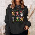 Dabbing Santa Elf Christmas Xmas Sweatshirt Geschenke für Sie