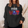 Dad Of The Birthday Boy Matching Family Spider Web Sweatshirt Gifts for Her