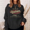 Das Ist Ein Abraham Ding Das Würdest Du Nicht Verstehen Abraham Name Sweatshirt Geschenke für Sie